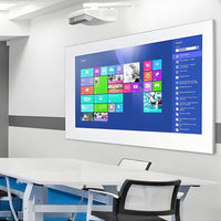 LX8 EDGE EverWrite Porcelain Projection Whiteboard Slim Edge Powder Coated