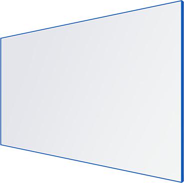 LX8 Slim Edge Projection Magnetic Porcelain Whiteboard - Coloured Edge