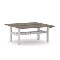 AgileMotion+ 3C/2M Electric Rectangle 2-Person Double-sided Desk Workstation