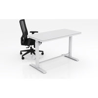 Luxe Electric Glass Desk