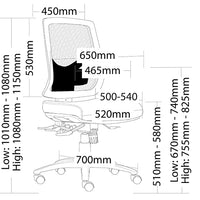 Metric Task Mesh Chair
