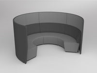 Motion Arc 4 Walls Charcoal/Stone