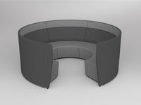 Motion Arc 5 Walls Charcoal/Stone
