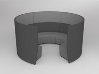 Motion Arc 5 Walls Charcoal/Stone