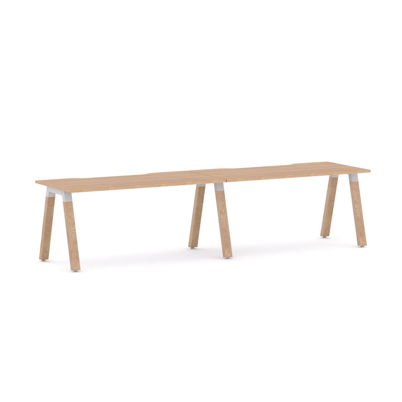 Plantation 2-Person Single-sided Desk Workstation
