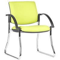 Maxi Hospitality Chair - Sled Base Upholstered Back
