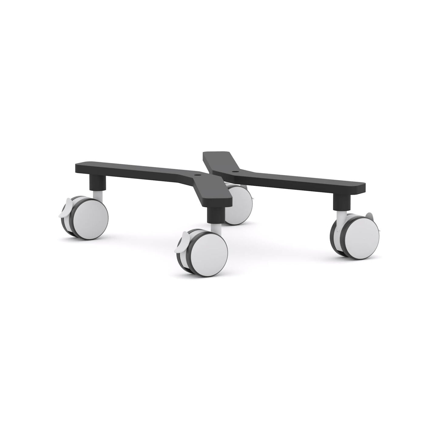 Edge 25mm Freestanding Mobile Screen Feet with 60mm castors