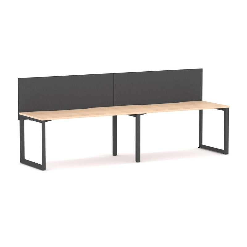 Anvil 2 User Single-Sided Desks, 50x50mm Triangular Loop Leg Design. Includes: Edge25 Screen