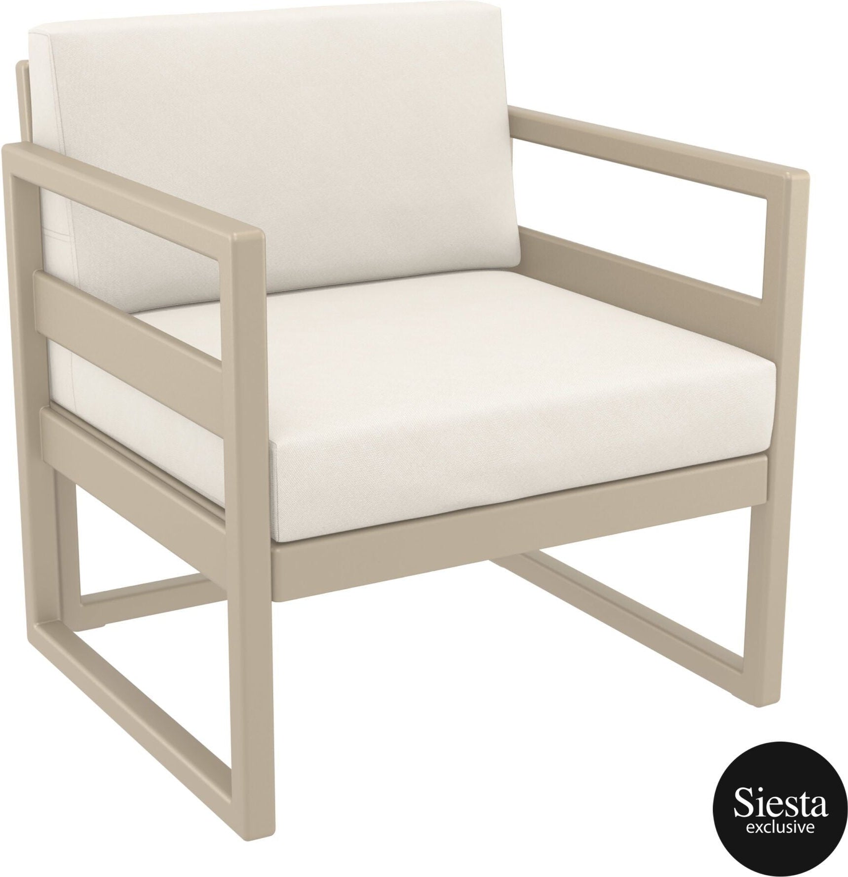 Mykonos Lounge Armchair with Cushion