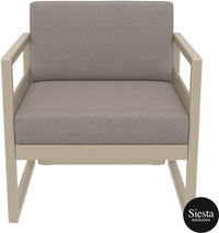 Mykonos Lounge Armchair with Cushion