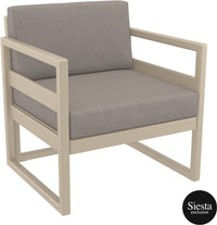 Mykonos Lounge Armchair with Cushion