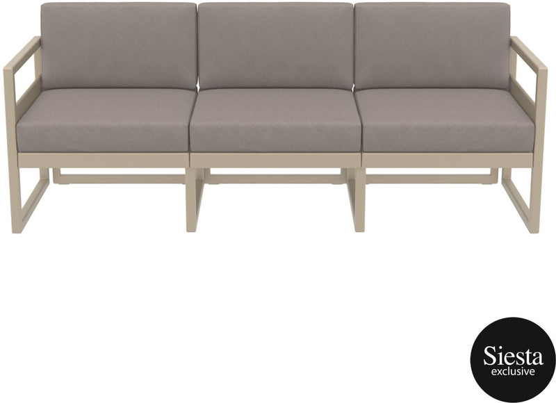 Mykonos Lounge Sofa XL with Cushion