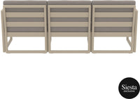 Mykonos Lounge Sofa XL with Cushion