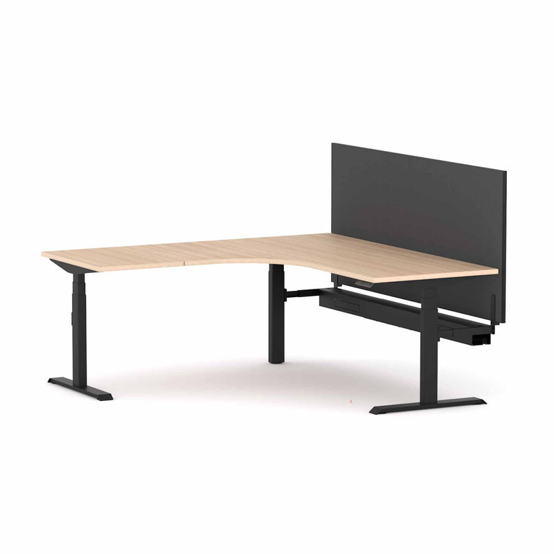 Klass 3C/2M Electric 90Deg Workstation With Edge25 Screen