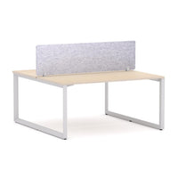 Anvil 2-Person Double-sided Desk Workstation Includes: AcoustiQ Screen