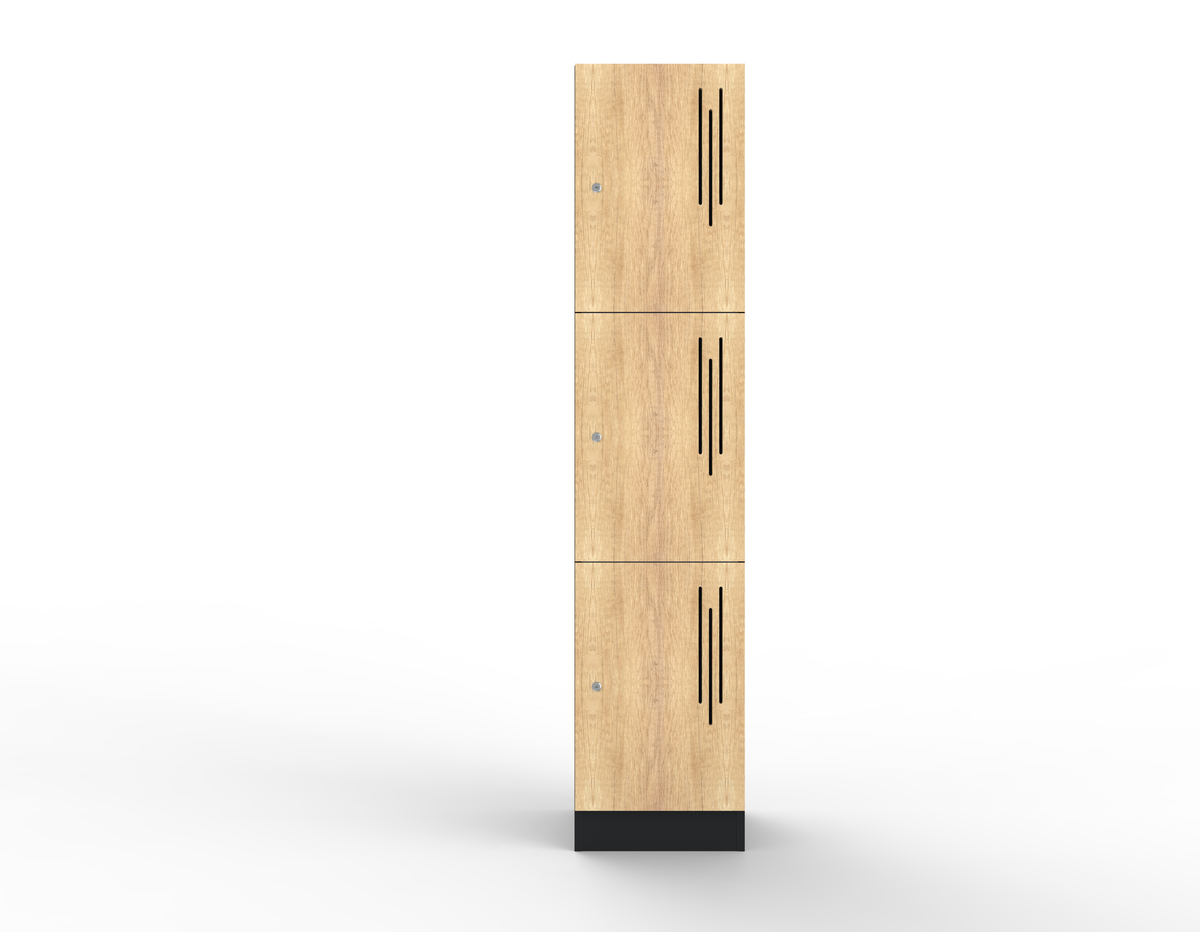 Steelco 3 Door Laminate Locker