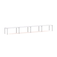 Axis 4-Person Single-sided Desk Workstation
