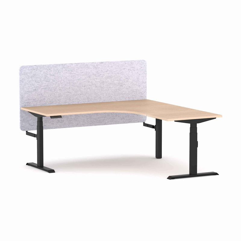 Klass 3C/2M Electric 90Deg Workstation With AcousiQ Screen