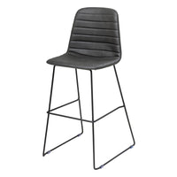 Sofia Barstool with Sled Powdercoated Base