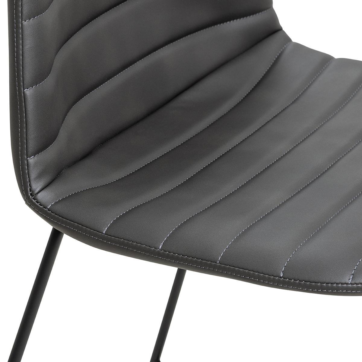 Sofia Barstool with Sled Powdercoated Base