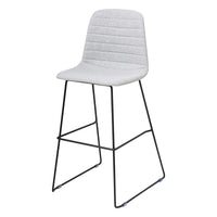 Sofia Barstool with Sled Powdercoated Base