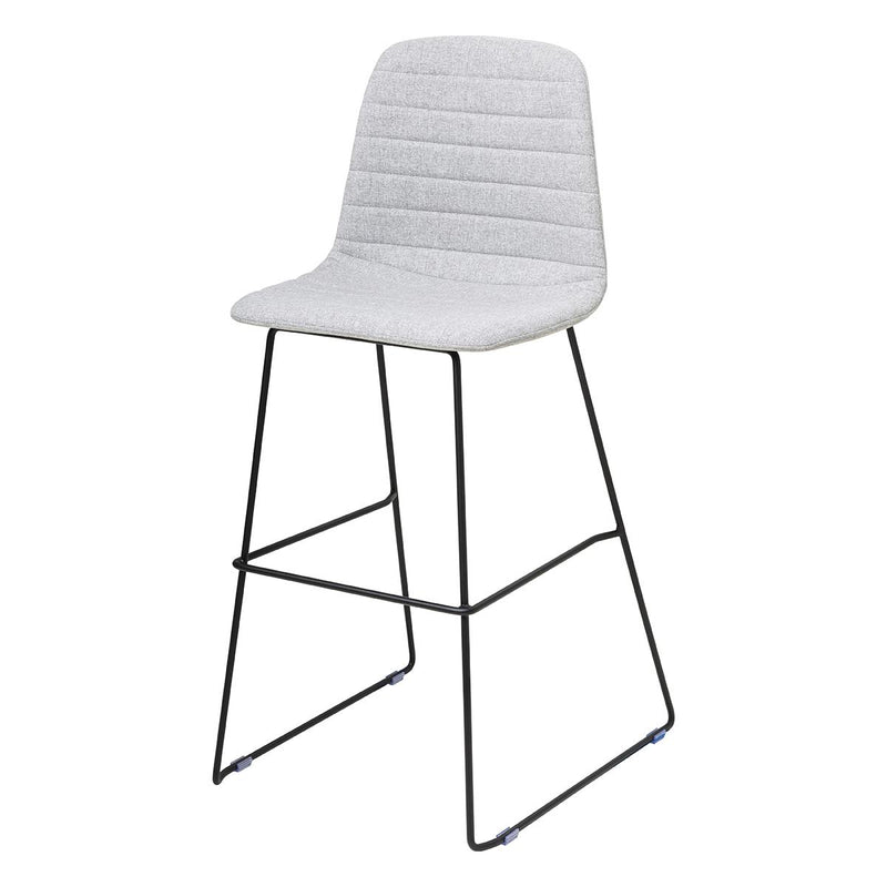 Sofia Barstool with Sled Powdercoated Base