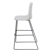 Sofia Barstool with Sled Powdercoated Base