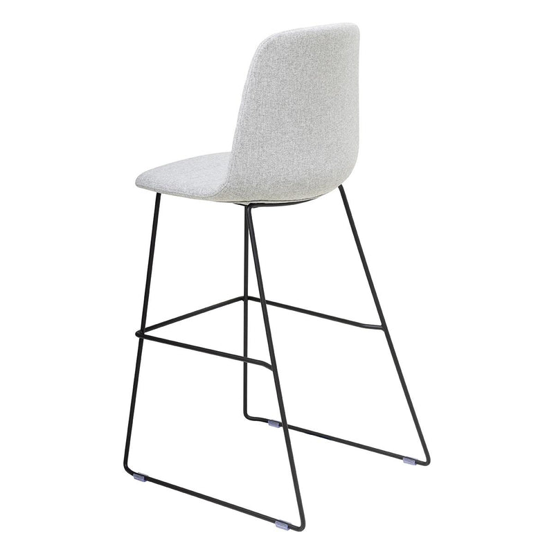 Sofia Barstool with Sled Powdercoated Base