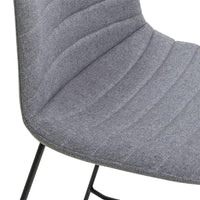 Sofia Barstool with Sled Powdercoated Base