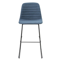 Sofia Barstool with Sled Powdercoated Base