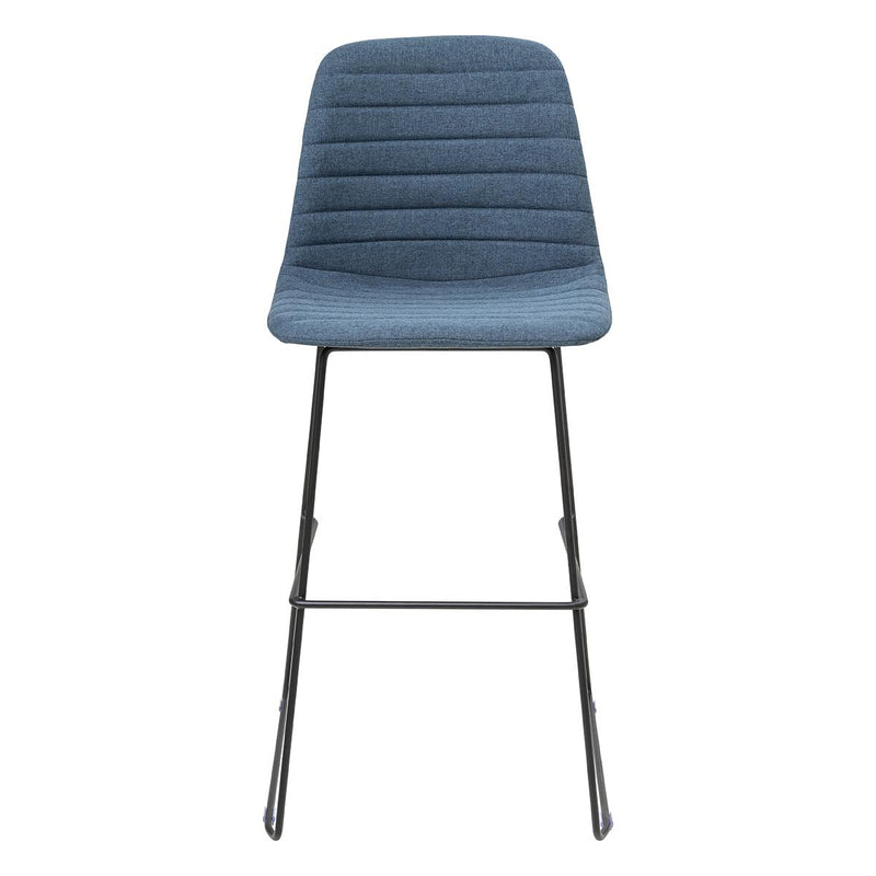 Sofia Barstool with Sled Powdercoated Base