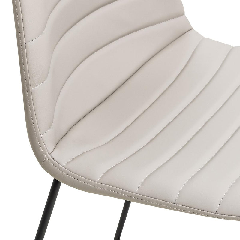 Sofia Barstool with Sled Powdercoated Base