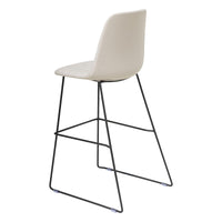 Sofia Barstool with Sled Powdercoated Base
