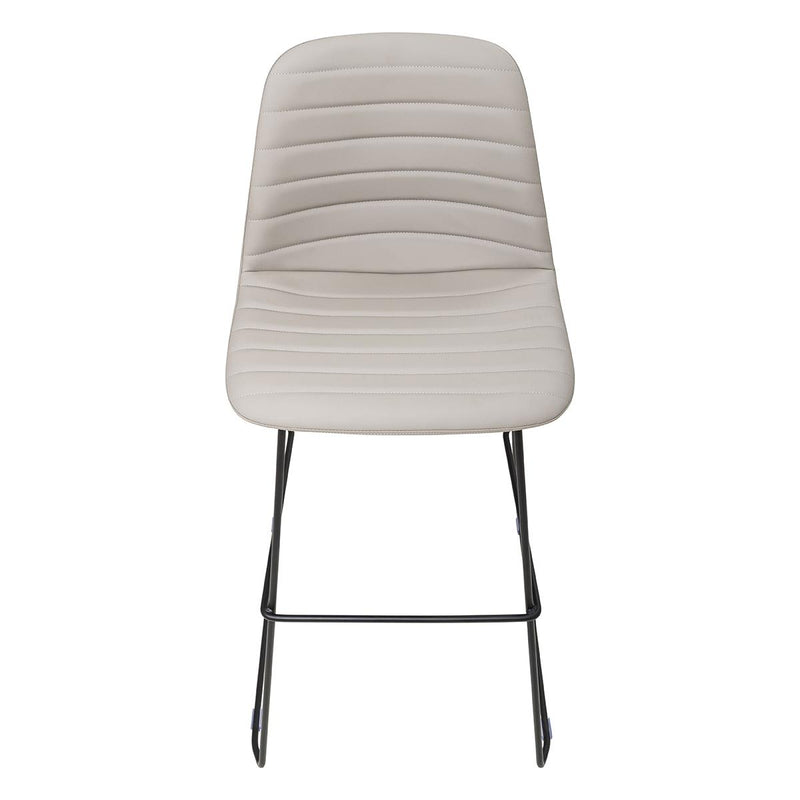 Sofia Barstool with Sled Powdercoated Base