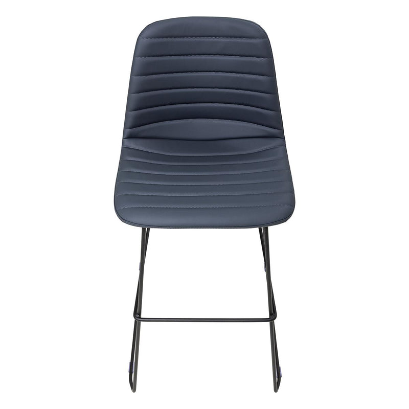 Sofia Barstool with Sled Powdercoated Base