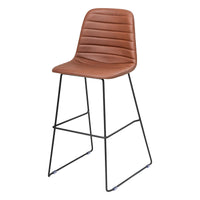 Sofia Barstool with Sled Powdercoated Base