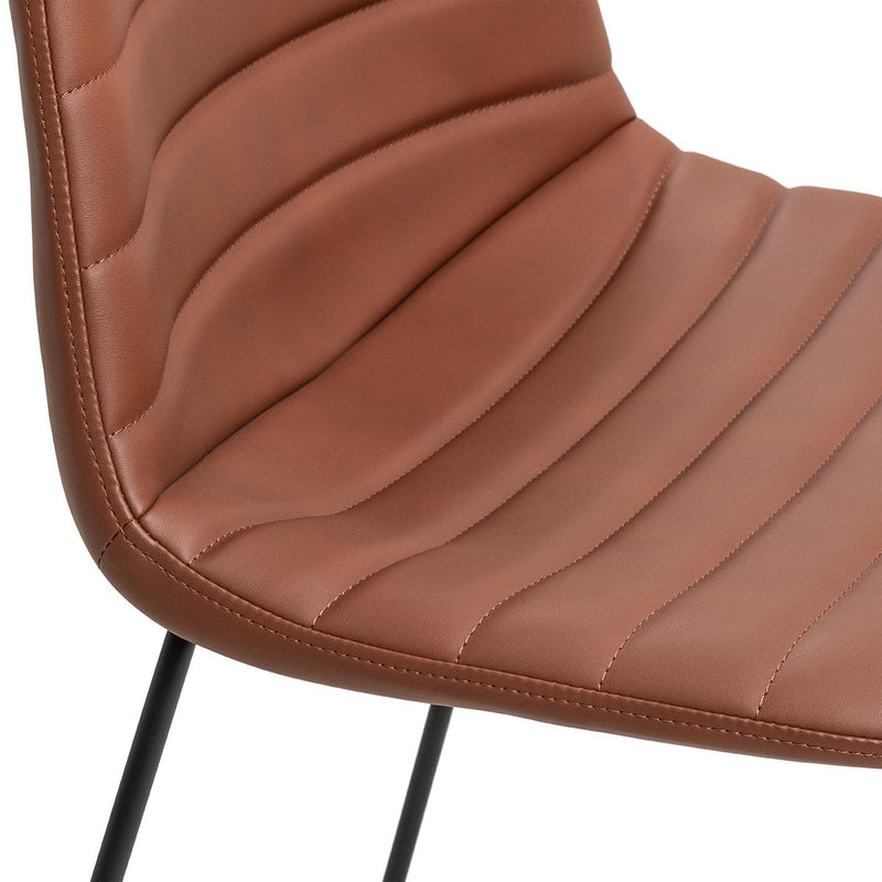 Sofia Barstool with Sled Powdercoated Base