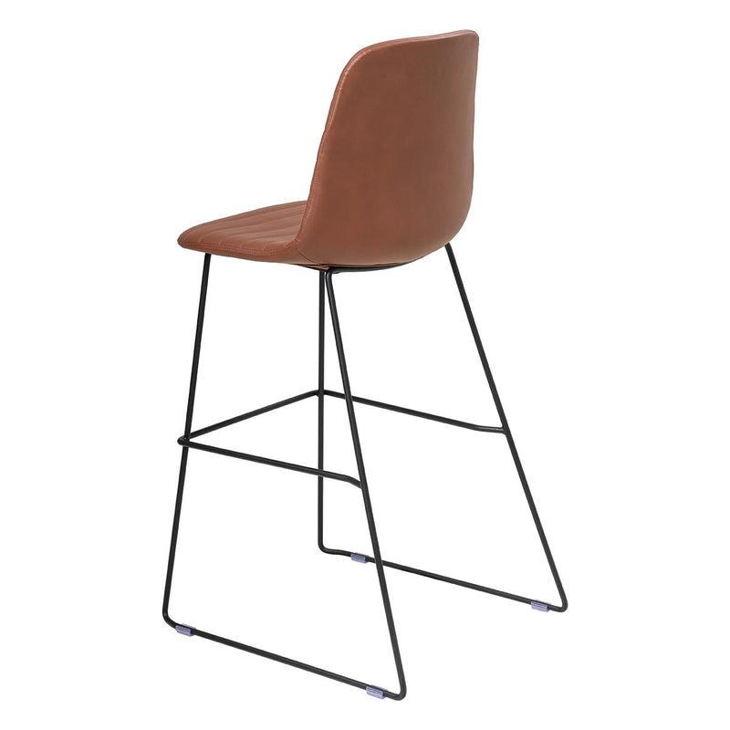 Sofia Barstool with Sled Powdercoated Base