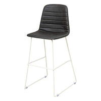 Sofia Barstool with Sled Powdercoated Base