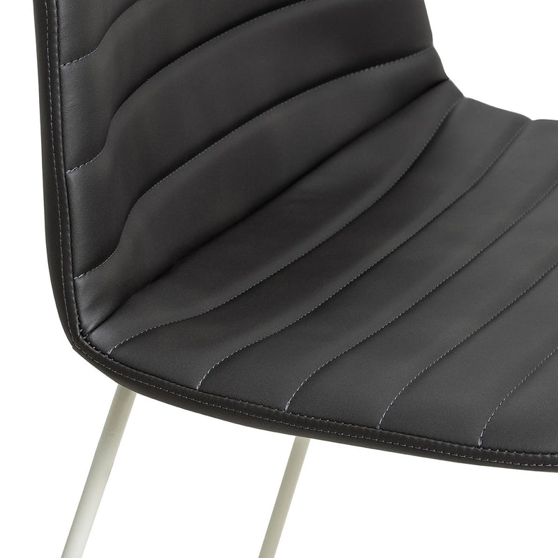 Sofia Barstool with Sled Powdercoated Base