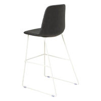 Sofia Barstool with Sled Powdercoated Base