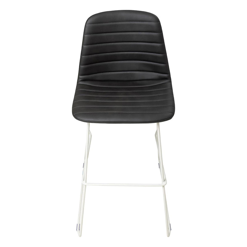 Sofia Barstool with Sled Powdercoated Base