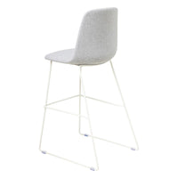 Sofia Barstool with Sled Powdercoated Base