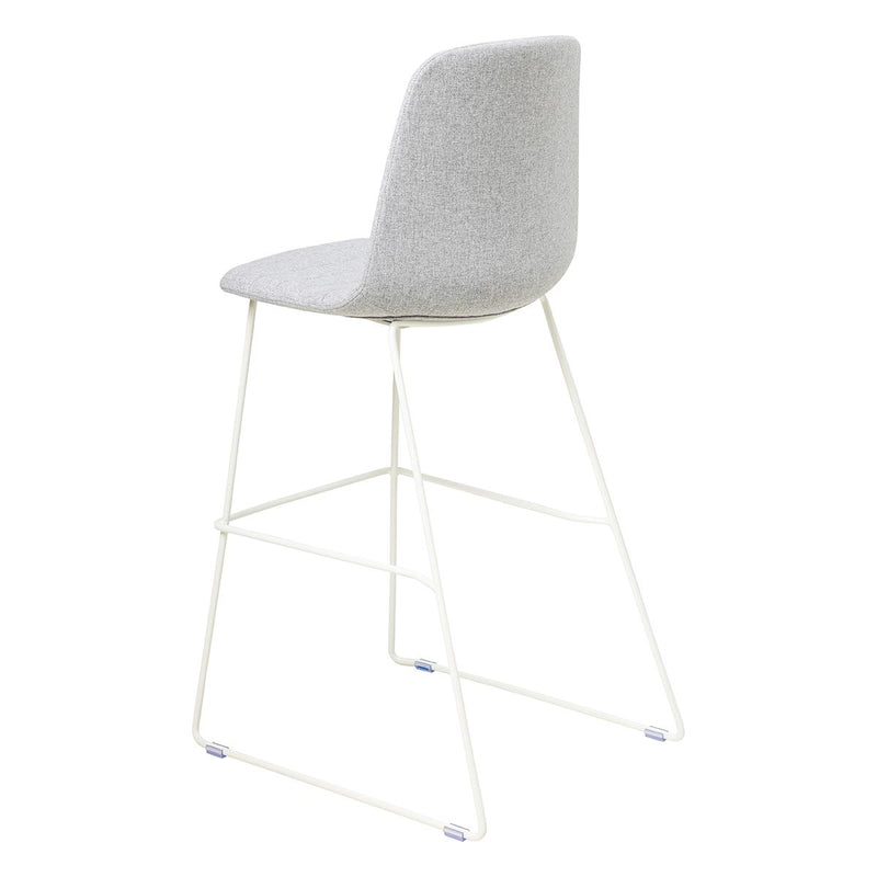 Sofia Barstool with Sled Powdercoated Base
