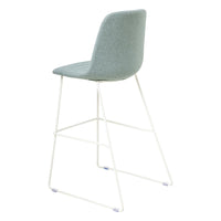 Sofia Barstool with Sled Powdercoated Base