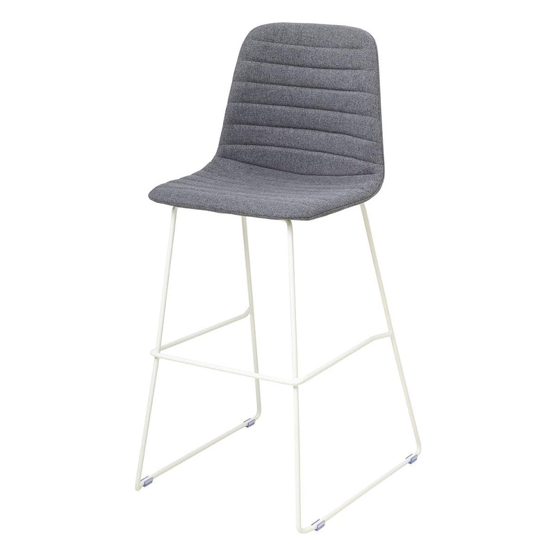 Sofia Barstool with Sled Powdercoated Base