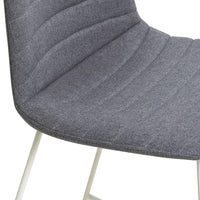 Sofia Barstool with Sled Powdercoated Base