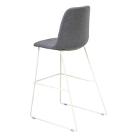 Sofia Barstool with Sled Powdercoated Base