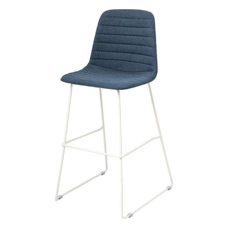 Sofia Barstool with Sled Powdercoated Base