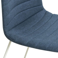 Sofia Barstool with Sled Powdercoated Base